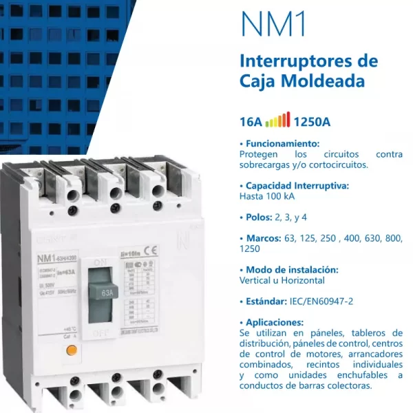 NM1 Interruptor de Caja Moldeada - Imagen 2