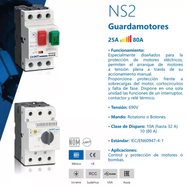NS2 Guardamotor (Arrancador) - Imagen 2